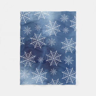 Polar Manta de telaraña azul