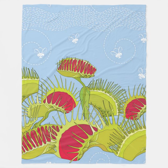 Polar manta de trampa de mosca azul (Anverso)