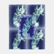 Manta del ángel azul, confortando la versión II