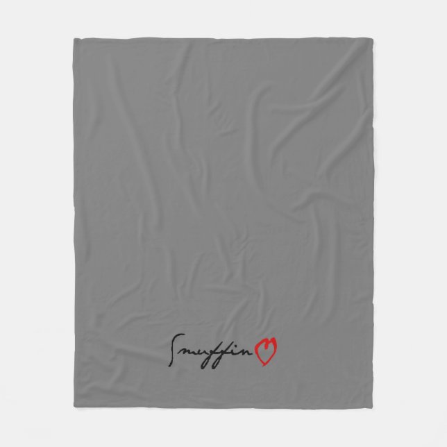 Polar Manta del corazón de Smuffin (Anverso)