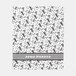 Polar Manta del modelo de Ninja con el nombre, gris