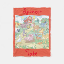 Polar Manta del paño grueso y suave/animales del campo