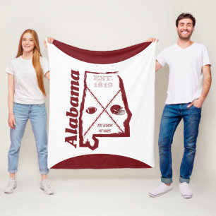 Polar Manta del paño grueso y suave de Alabama