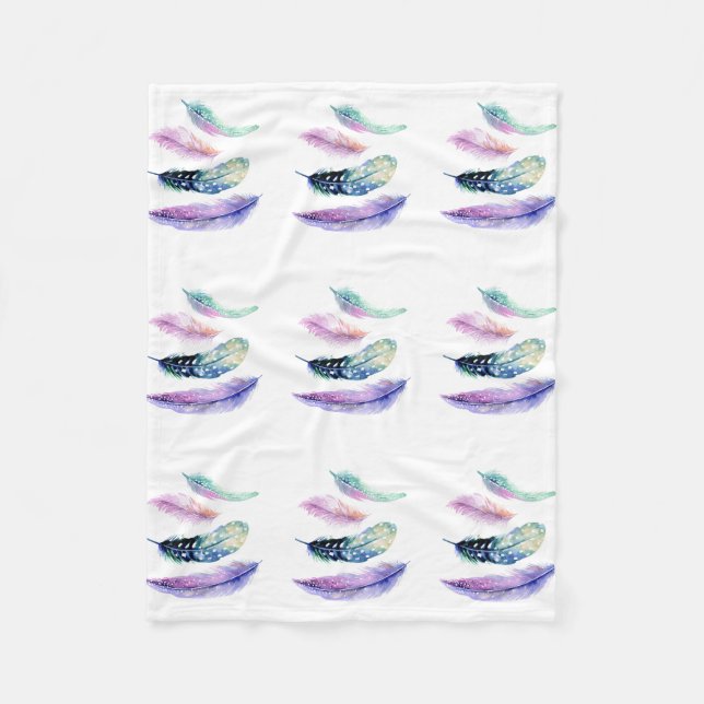 Polar Manta del paño grueso y suave de cuatro plumas (Anverso)