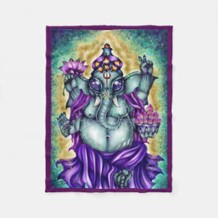Polar Manta del paño grueso y suave de "Ganesha"