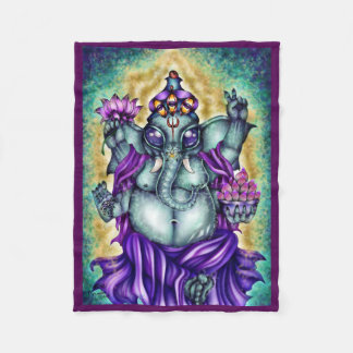 Polar Manta del paño grueso y suave de "Ganesha"