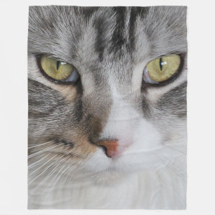 Polar Manta del paño grueso y suave de la cara del gato