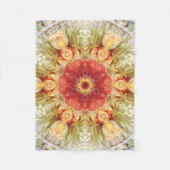 Polar Manta del paño grueso y suave de la mandala 23 de (Anverso)