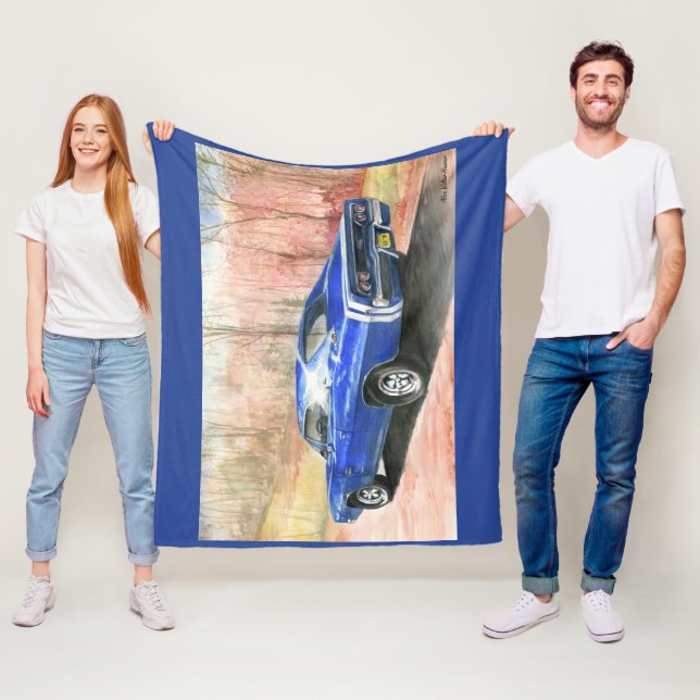 Polar Manta del paño grueso y suave de la vista (In situ)