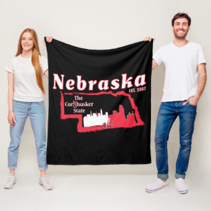 Polar Manta del paño grueso y suave de Nebraska