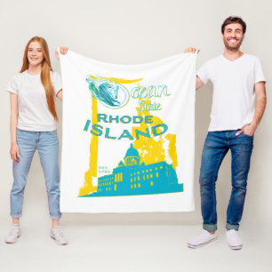 Polar Manta del paño grueso y suave de Rhode Island