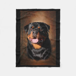 Polar Manta del paño grueso y suave de Rottweiler
