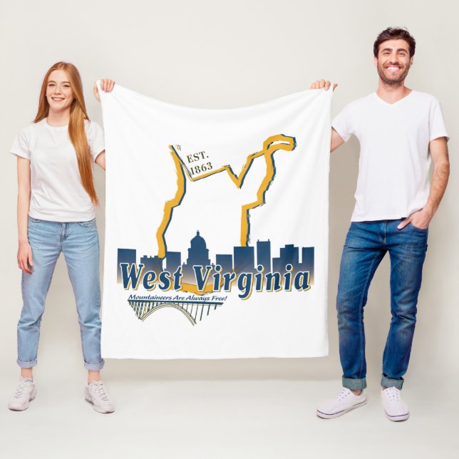 Polar Manta del paño grueso y suave de Virginia (In situ)