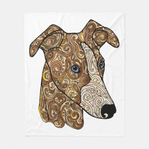 Polar Manta del paño grueso y suave de Whippet