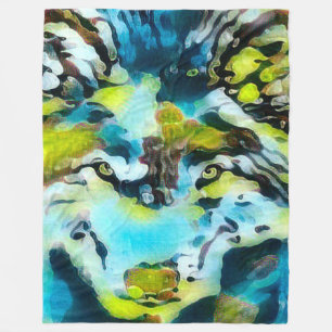 Polar Manta del paño grueso y suave del arte de la