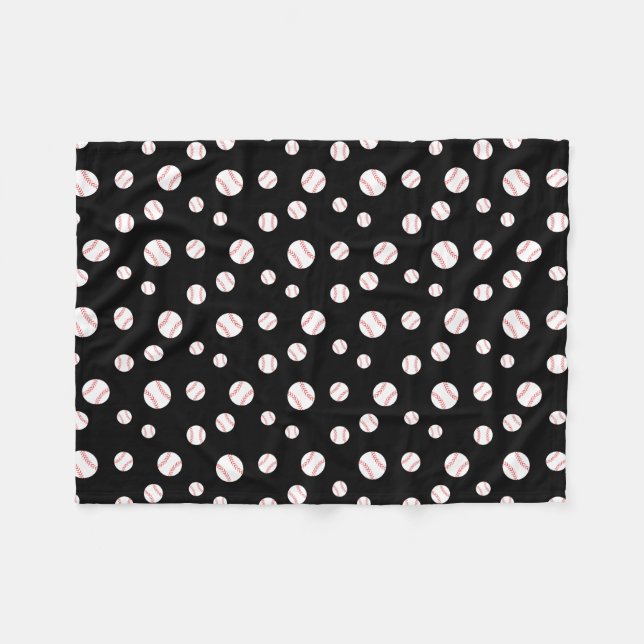 Polar Manta del paño grueso y suave del béisbol (Frente (Horizontal))