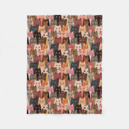 Polar Manta del paño grueso y suave del gato