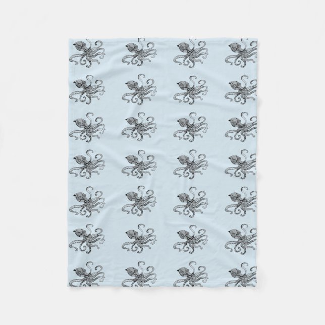 Polar Manta del paño grueso y suave del pulpo (Anverso)