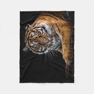 Polar Manta del paño grueso y suave del tigre