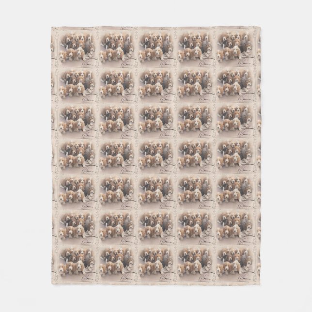 Polar Manta del perro de afloramiento (Anverso)