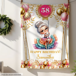 Polar Manta Divertida Personalizada para Abuela Regalo d