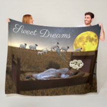 Manta Dulces Sueños Niño Contando Ovejas