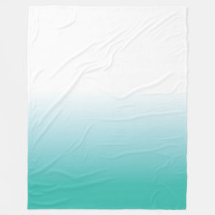 POLAR MANTA GRANDE DE LA AGUAMARINA OMBRE DE LA TURQUESA