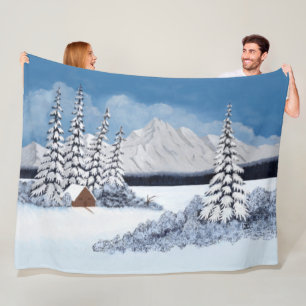 Polar Manta Grande de Peluche para Invierno Nevado