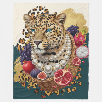 Polar Manta Grande Eclectic Tiger con Perlas, Chic Max