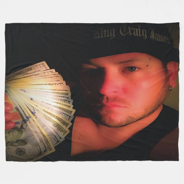 Polar Manta grandiosa del paño grueso y suave, grande (Frente (Horizontal))