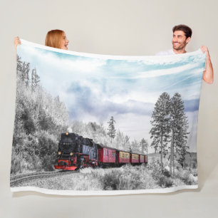 Polar Manta locomotora del paño grueso y suave del tren