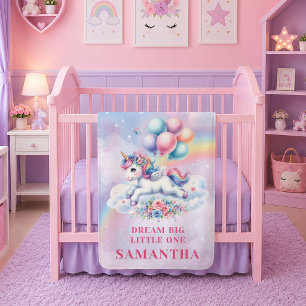 Polar Manta mágica de pastel de unicornio para niña cump