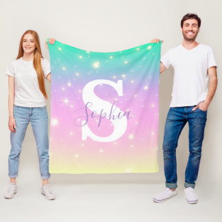 Polar Manta Mágica de Unicornio Personalizada