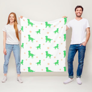 Polar Manta minimalista de labrador retriever verde past