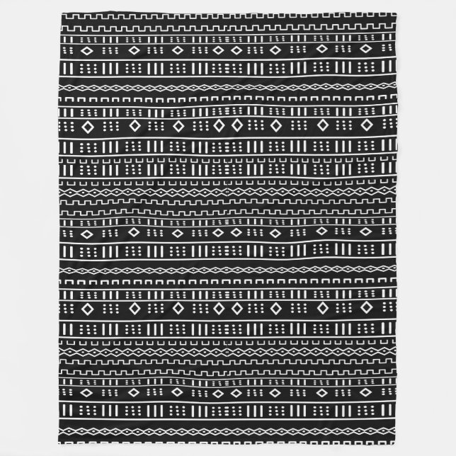 Polar Manta moderna de Mudcloth (Anverso)