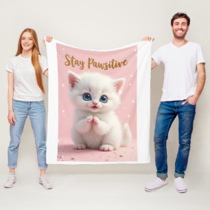 Polar Manta para bebé con diseño de gatito tierno 