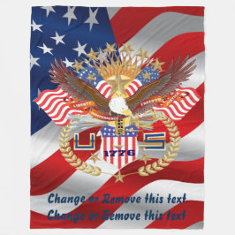 Polar Manta patriótica 30" x40" 50" x60" 60" x80 "