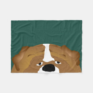 Polar Manta Pequeña de Felpa Bulldog
