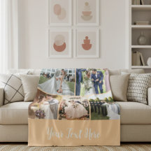 Manta Personalizada con Fotos de Pareja Recuerdo d