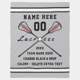 Polar Manta personalizada de LaCrosse su TEXTO y COLORES