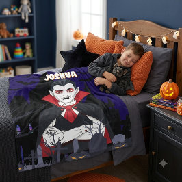 Polar Manta personalizada de vampiro de Halloween para n