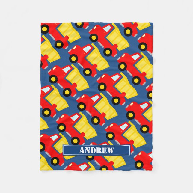 Polar Manta personalizada de volcado de camión de juguet (Anverso)