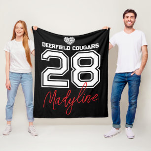 Polar Manta Personalizada de Voleibol Nombre Número Escu