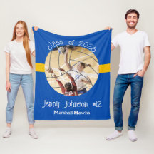 Manta personalizada de voleibol para la noche de g