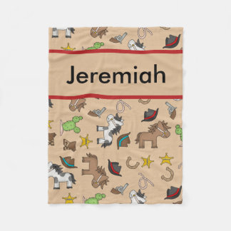 Polar Manta personalizada del vaquero de Jeremiah