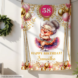 Polar Manta Personalizada Divertida de Abuela Regalo de 