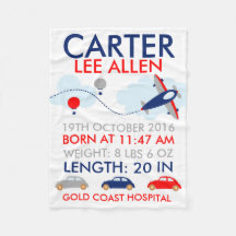 Manta personalizada nacimiento del paño grueso y