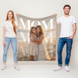 Polar Manta personalizada PhotoPop Mamá