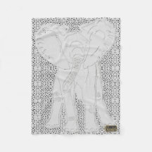 Manta punteada del paño grueso y suave del