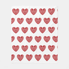 Polar Manta roja escandinava del paño grueso y suave del